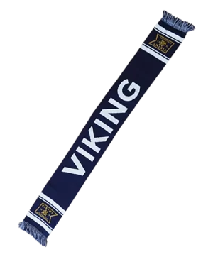 Viking skjerf med hvit viking tekst