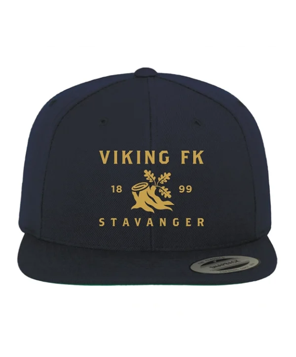 Caps med flat brem og gull Viking FK logo