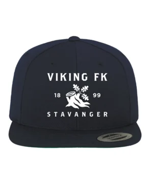 flatcaphvit Caps med flat brem og hvit Viking FK logo