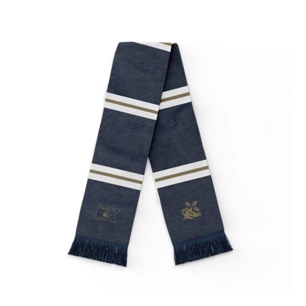 Vikingskjerf med broderte logoer